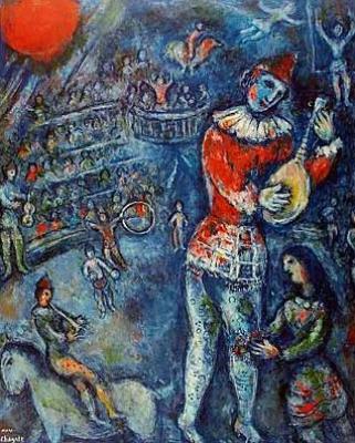 Le Jongleur de Paris (1969) art print by Marc Chagall