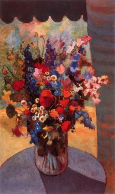 Sommerblumen art print by Margit Jungi