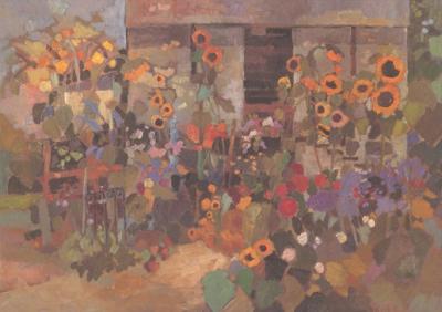 Tessiner Garten art print by Margit Jungi