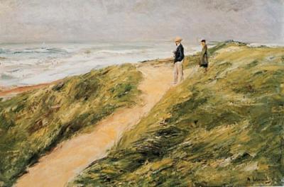 Strand von Katwijk art print by Max Liebermann
