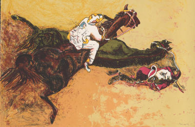 Pferderennen art print by Norbert Tadeusz