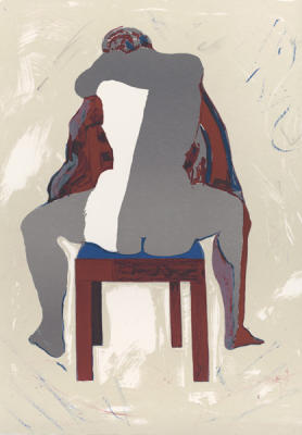 Sitzende (2002) art print by Norbert Tadeusz