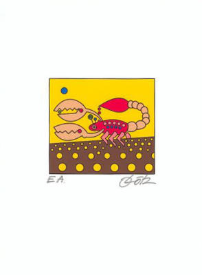 Skorpion art print by Oliver L�tz