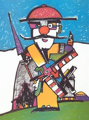 Don Quichotte (1995) art print by Otmar Alt