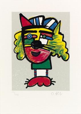Herzdame (1995) art print by Otmar Alt