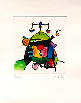 Justus Waagen-Rat (1995) art print by Otmar Alt