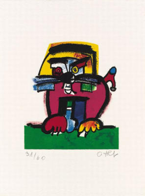 L�we (1993) art print by Otmar Alt