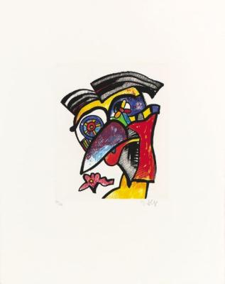 Per�cken-Scheitel-Hokko (1996) art print by Otmar Alt