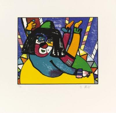 Unter der Zirkuskuppel (1997) art print by Otmar Alt