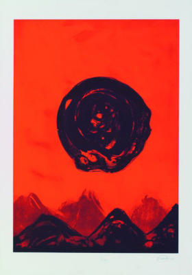 Naturstein art print by Otto Piene