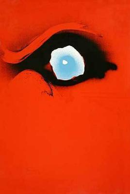 Seuloeil (rotes Auge), 1991 art print by Otto Piene
