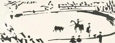 Corrida art print by Pablo Picasso