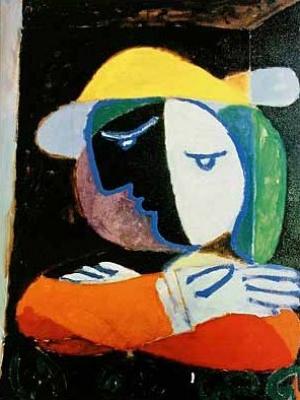 Femme au balcon, 1937 art print by Pablo Picasso