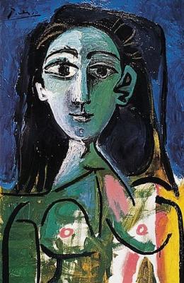 Jeune femme (1963) art print by Pablo Picasso