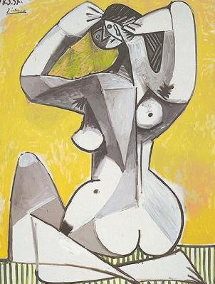 Nue accroupie, 1954 art print by Pablo Picasso