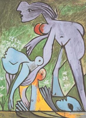 Rettung einer Ertrinkenden art print by Pablo Picasso