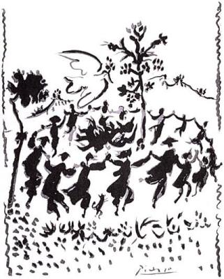 Vive la Paix art print by Pablo Picasso