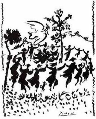 Vive la Paix art print by Pablo Picasso