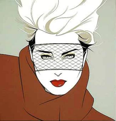 The Look art print by Patrick Nagel