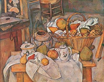 Still Life With Fruit Basket art print by Paul Cezanne