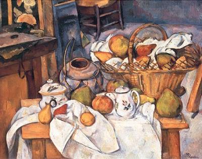 Still Life With Fruit Basket art print by Paul Cezanne