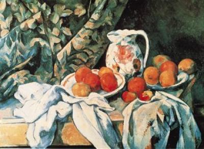 Stilleben mit Fr�chten art print by Paul Cezanne