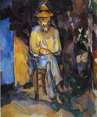 The Gardener Vallier (1906) art print by Paul Cezanne