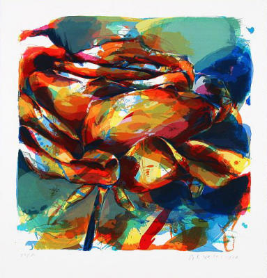 Rose Lahaina (1998) art print by Paul De Vries