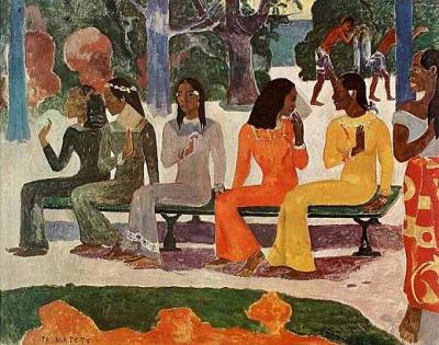 Ta Matete art print by Paul Gauguin
