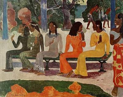 Ta Matete art print by Paul Gauguin