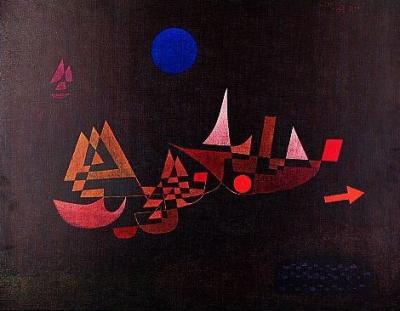 Abfahrt der Schiffe art print by Paul Klee