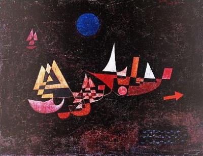Abfahrt der Schiffe art print by Paul Klee