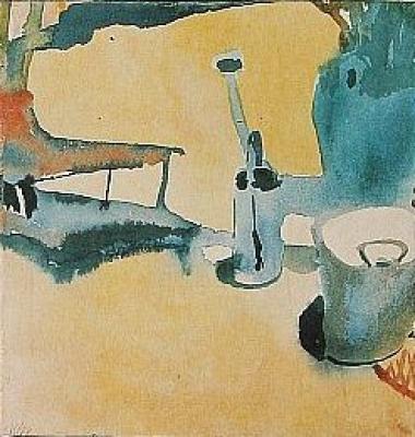 Blumensteg, Giesskanne u. Eimer, 1910,47 art print by Paul Klee