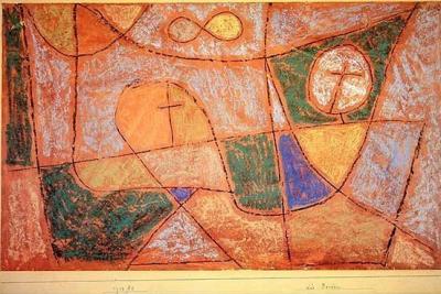 Die Beiden art print by Paul Klee