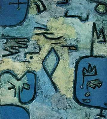 Es d�mmert art print by Paul Klee