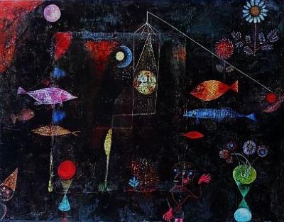Fischzauber art print by Paul Klee