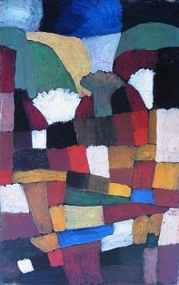 Garten in P.M. art print by Paul Klee