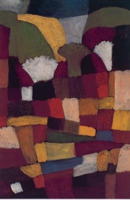 Garten in PM art print by Paul Klee