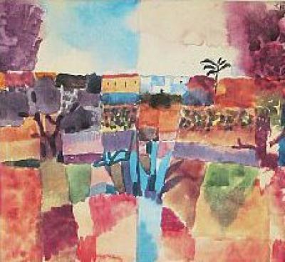 Hammamet (1914-1933) art print by Paul Klee