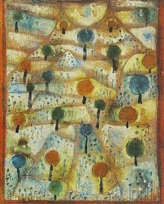 Kleine rhythmische Landschaft art print by Paul Klee