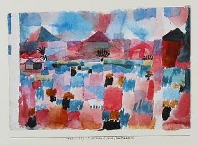 St.Germain - Tunis Landeinw�rts art print by Paul Klee