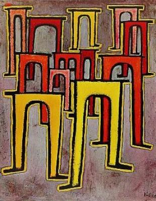 Viaducts Break Ranks art print by Paul Klee