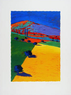 The Hill (2000) art print by Paul Powis