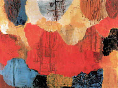 Flugten til Aegypten, 1996 art print by Per Kirkeby
