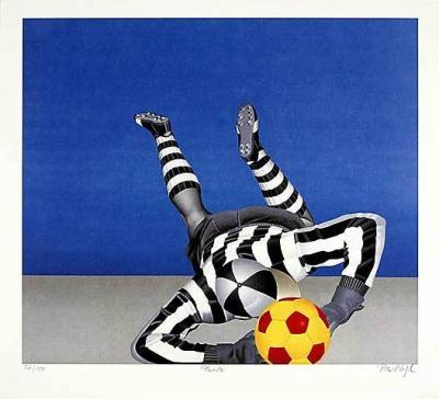 Parade art print by Peter Nagel