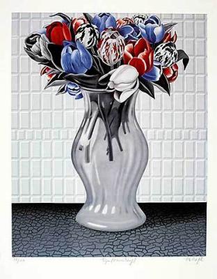 Tulpen (Neuz�chtung) art print by Peter Nagel