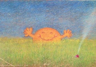 Sonne in Wiese art print by Peter-T. Schulz