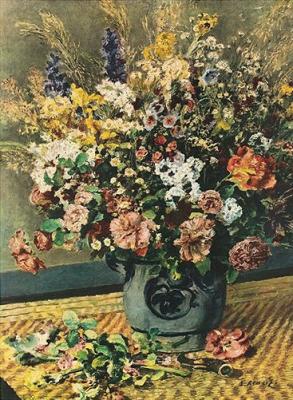 Feldblumenstrau� art print by Pierre Auguste Renoir