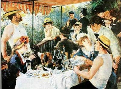 Fr�hst�ck der Ruderer art print by Pierre Auguste Renoir