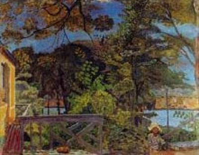 Die Terrasse von Vernon art print by Pierre Bonnard